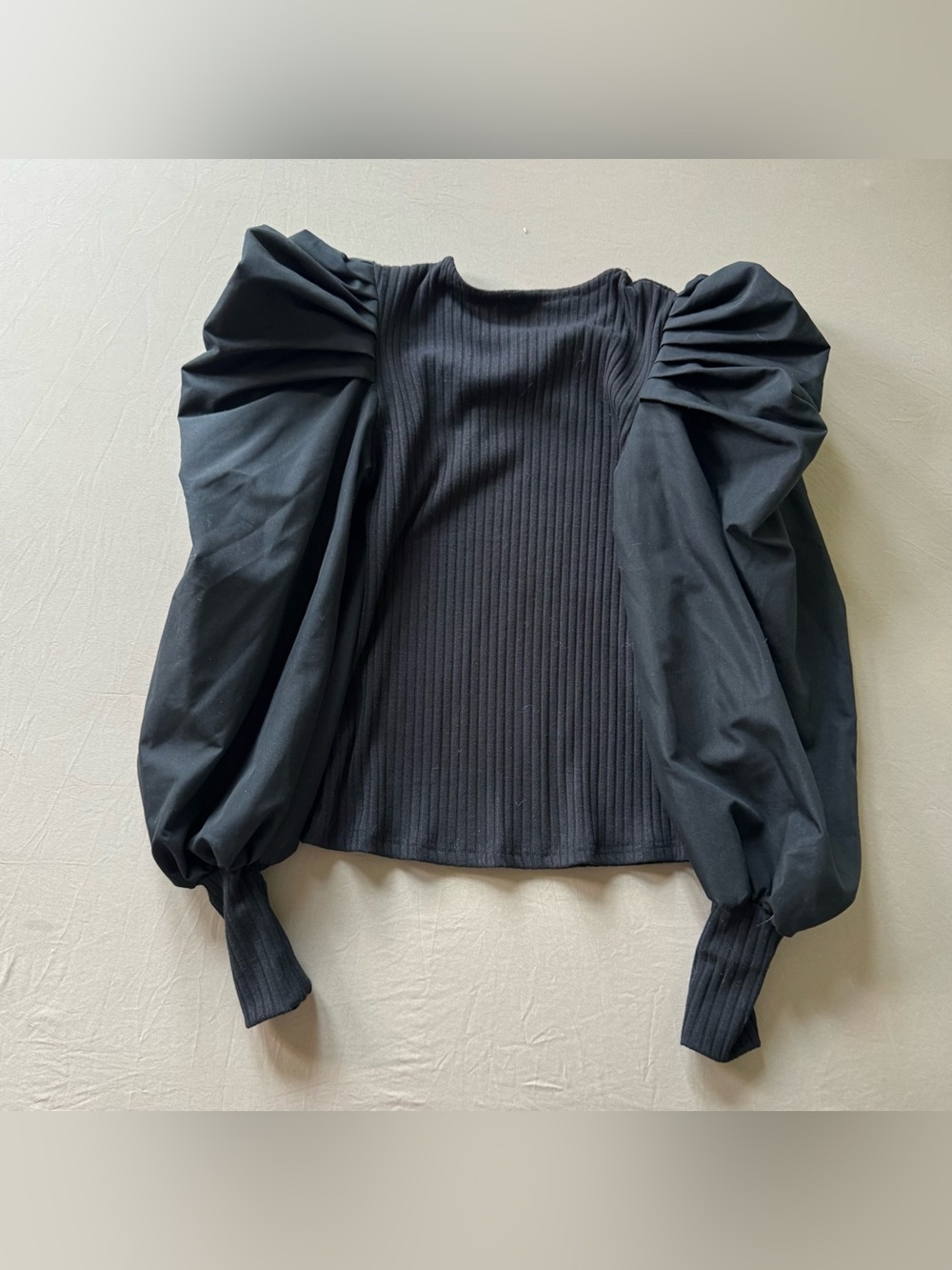 Puff Sleeve Rib Knit Top Bundle - Picture 5 of 7